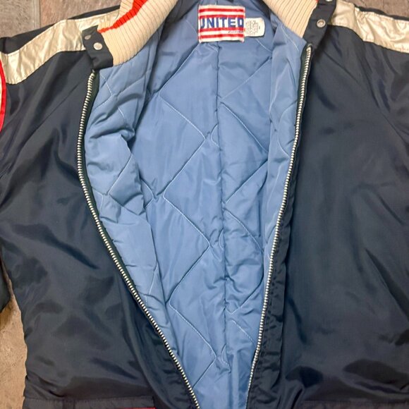 ~~Vintage UNITED PIONEER men's size S one piece snowmobile suit - Picture 4 of 6